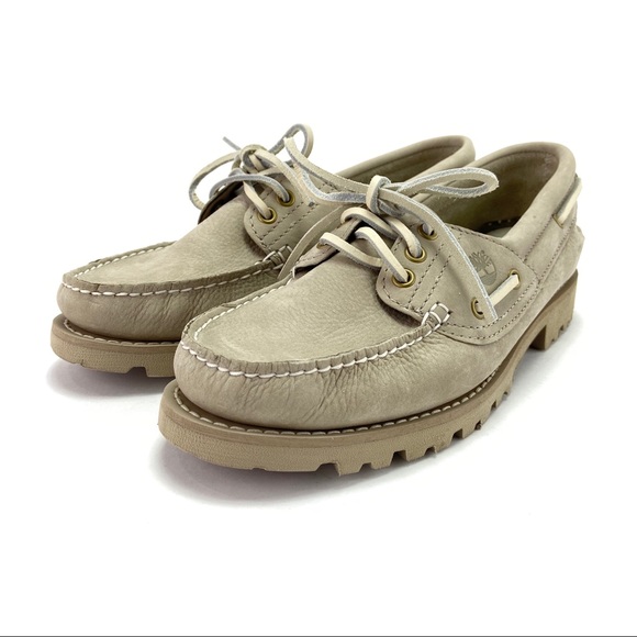 Timberland Women's Noreen Lite Taupe Boat Shoes - Picture 5 of 8